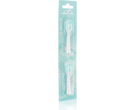 ETA Toothbrush replacement  for ETA0709 White, Number of brush heads included 2