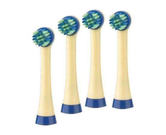 ETA Toothbrush replacement  Yellow/ Blue, Number of brush heads included 4