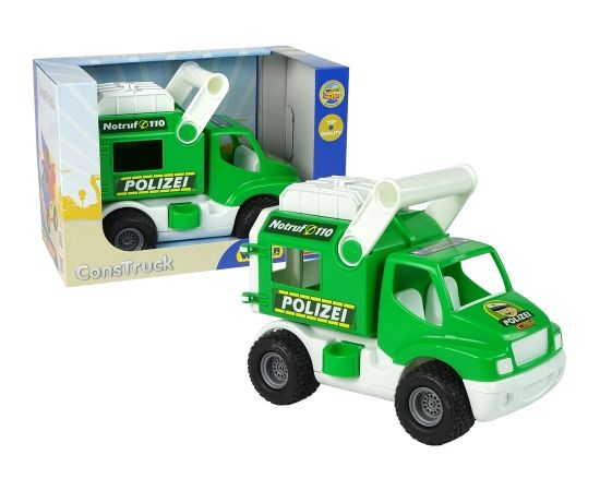 Policijas automašīna Construck, zaļa