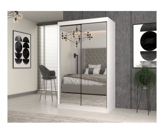 Top E Shop Topeshop IGA 120 BIEL A KPL bedroom wardrobe/closet 7 shelves 2 door(s) White Шкафы