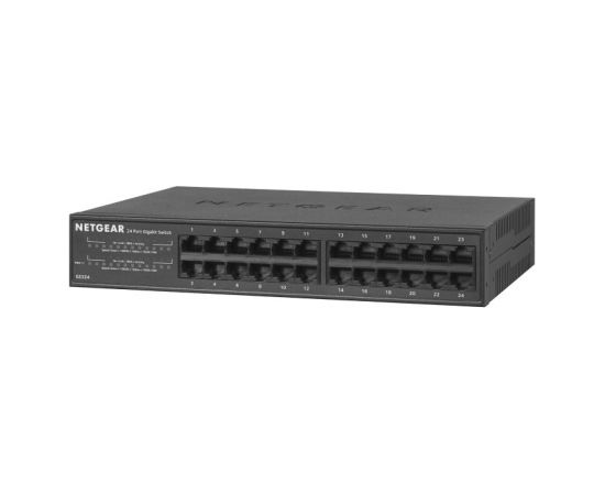 Netgear GS324 Unmanaged Gigabit Ethernet (10/100/1000) Black