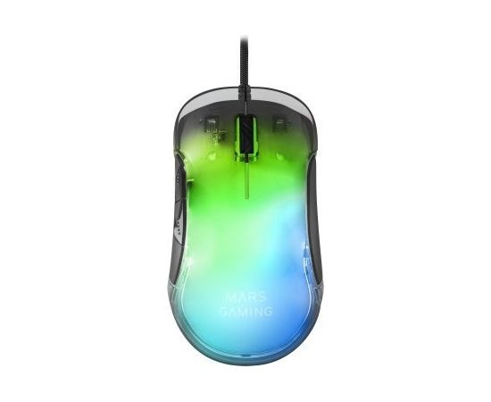 Mars Gaming MMGLOW Spēļu pele 12800DPI / 1000Hz / Chroma-Glow