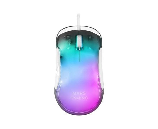 Mars Gaming MMGLOWW Spēļu pele 12800DPI / 1000Hz / Chroma-Glow