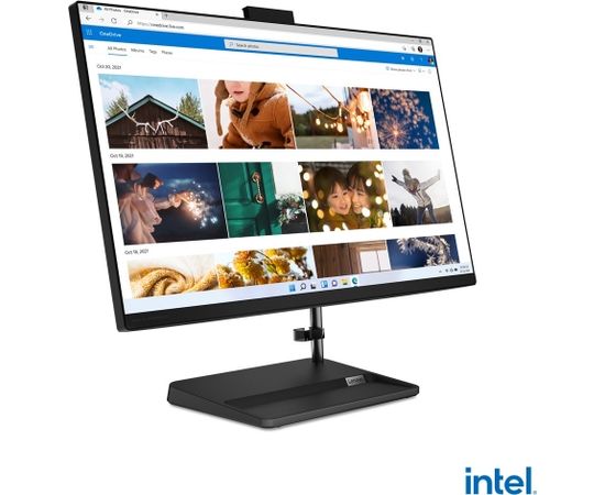 Lenovo IdeaCentre AIO 3 27IAP7 i3-1220P 27" FHD IPS 250nits 8GB DDR4 3200 SSD512 Intel UHD Graphics Win11 Black All In One Datori (AIO)