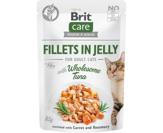 BRIT Care Fillets in Jelly tuna fillets - wet cat food - 85 g
