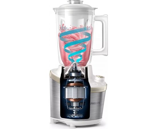 PHILIPS HR3760/01 Daily Collection blenderis 1500W balts