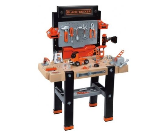 Darba galds Smoby BLACK+DECKER ar 75 aksesuāriem 79 cm 360702