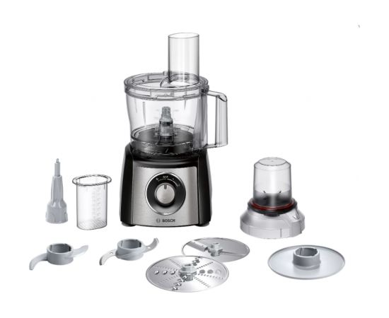 Bosch Food Processor MCM3401M Black/Stainless steel, 800 W, Number of speeds 2, 2.3 L, Blender, Meat mincer