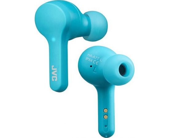 JVC HA-A7TANU Bluetooth earphones, blue