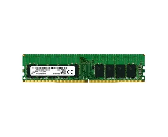 Server Memory Module|MICRON|DDR4|16GB|UDIMM/ECC|3200 MHz|CL 22|1.2 V|MTA18ASF2G72AZ-3G2R1R