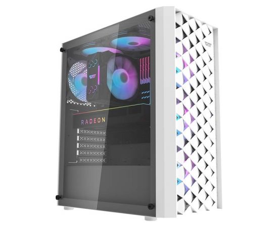 Darkflash DK351 computer case + 4 fans (white)