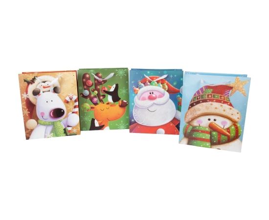 Gift bag JOLLY-1, 26x32x12cm, mix