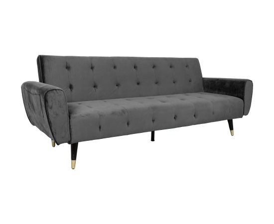 Sofa bed FALUN 214x83xH82cm, grey velvet