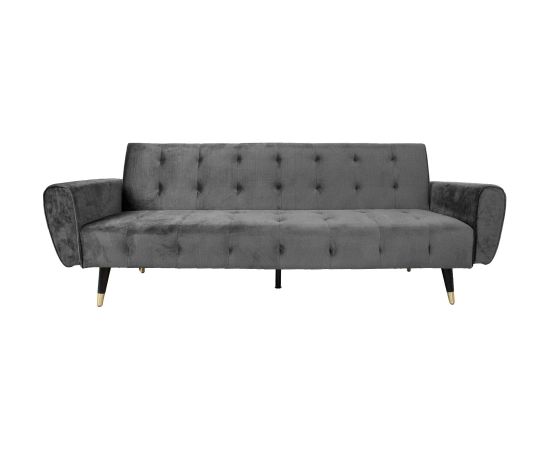 Sofa bed FALUN 214x83xH82cm, grey velvet