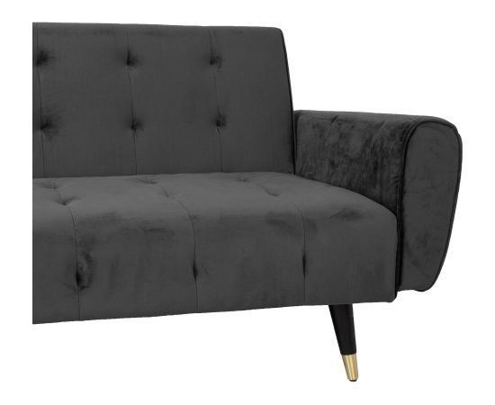 Sofa bed FALUN 214x83xH82cm, grey velvet