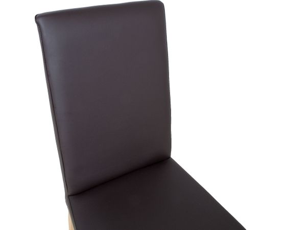 Ēdamistabas krēsls PAU 54x44xH96cm, tumši brūns
