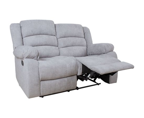 Диван-кресло МАЛИНА 2-местный, с ручным механизмом, светло-серый