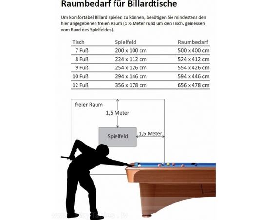 Biljarda galds, Pool, Salem, 8 ft.