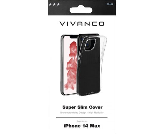 Vivanco case Super Slim Apple iPhone 14 Plus, transparent (63489)