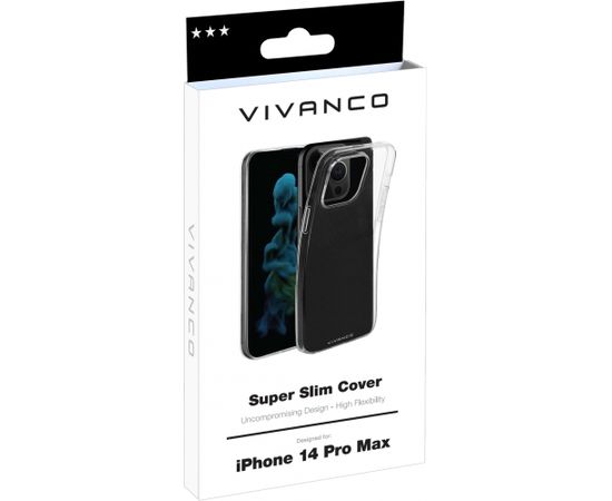 Vivanco case Super Slim Cover Apple iPhone 14 Pro Max, transparent (63504)