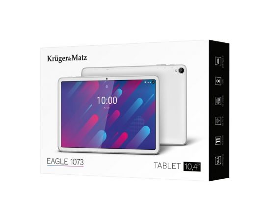 Kruger&matz Kruger & Matz Tab EAGLE FHD Plus 128 GB 23,4 cm (10.4") Unisoc Tiger T618 8GB Wi-Fi 5 LTE GPS (802.11ac) Planšetdatori