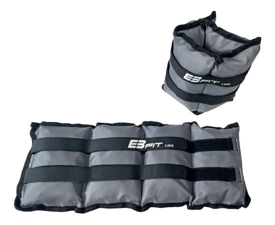 Atsvari rokām un kājām 6kg (2X3kg) Enero Fit Pelēka