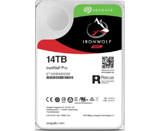 Seagate IronWolf Pro ST14000NT001 internal hard drive 3.5" 14000 GB Жесткие диски (HDD)