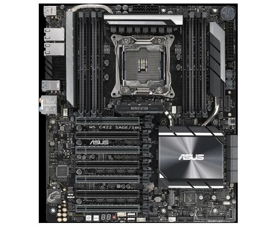 ASUS WS C422 SAGE/10G Intel® C422 LGA 2066 (Socket R4) CEB Mātes plates
