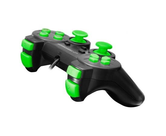 Esperanza EGG106G Gaming Controller Gamepad PC,Playstation 2,Playstation 3 Analogue / Digital USB 2.0 Black, Green