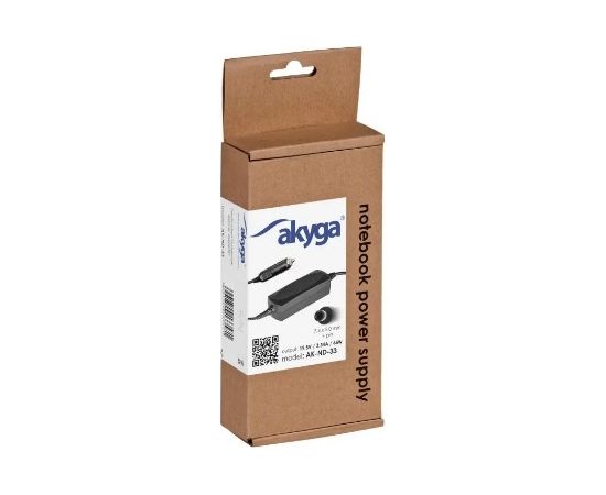 Akyga AK-ND-33 power adapter/inverter Auto 65 W Black