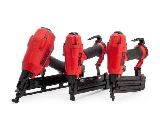 SENCO Trīs instrumentu Black Label Finish naglotāju un skavotāju komplekts, ar somu 10S2001N  Kods: 10S2001N Skavotāji