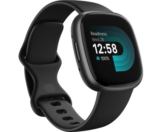Fitbit Versa 4 Sports Pack, black/sapphire Smart-Watch Умные часы