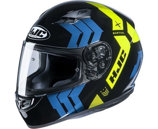 HJC CS15 MARTIAL (L) BlackBlueYellow ķivere Moto ķiveres 