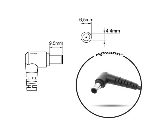 notebook charger mitsu 19.5v 3.9a (6.5x4.4 pin) - sony