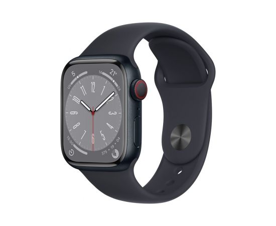 Apple Watch Series 8 OLED 41 mm 4G Black GPS (satellite)