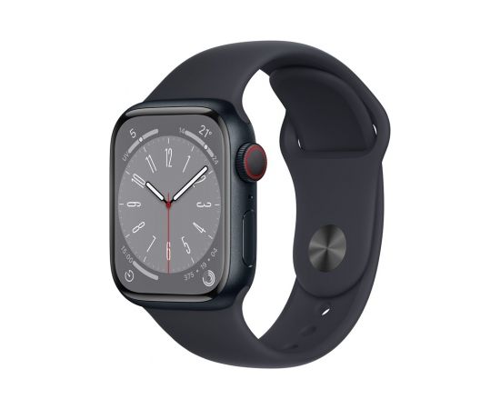 Apple Watch Series 8 OLED 41 mm 4G Black GPS (satellite) Smart-Watch Умные часы