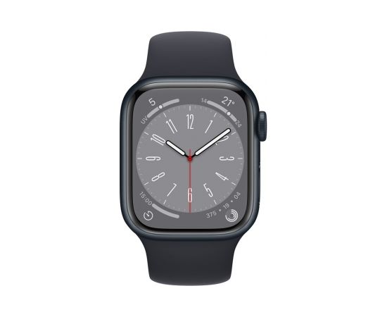 Apple Watch Series 8 OLED 41 mm 4G Black GPS (satellite) Smart-Watch Умные часы