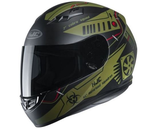 HJC CS15 TAREX (L) GreenBlack ķivere