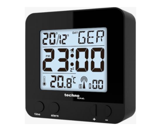 Technoline WT235B AIR HOME BLACK Réveil radiocommandé Pulksteņi