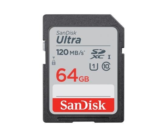 SanDisk Ultra memory card 64 GB SDXC UHS-I Class 10