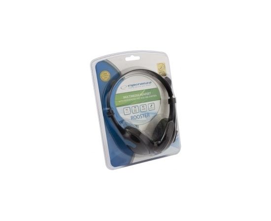 Esperanza EH158B headphones/headset Head-band Black, Blue