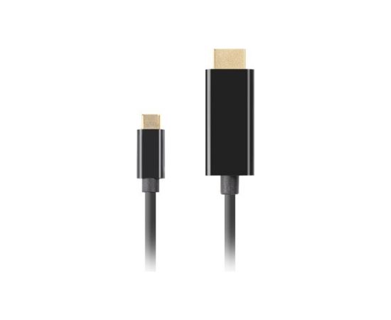 LANBERG CABLE USB-C(M)->HDMI(M) 1M 4K 60HZ BLACK