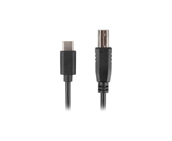 Lanberg CA-USBA-14CC-0018-BK cable 1.8 m USB 2.0 USB C USB B Ferrit Black