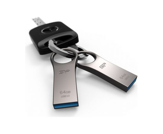 Silicon Power Jewel J80 USB flash drive 64 GB USB Type-A 3.2 Gen 1 (3.1 Gen 1) Titanium