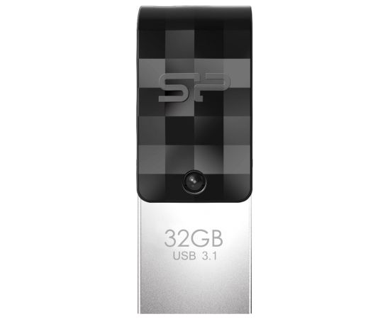 Silicon Power Mobile C31 USB flash drive 32 GB USB Type-A / USB Type-C 3.2 Gen 1 (3.1 Gen 1) Black, Silver