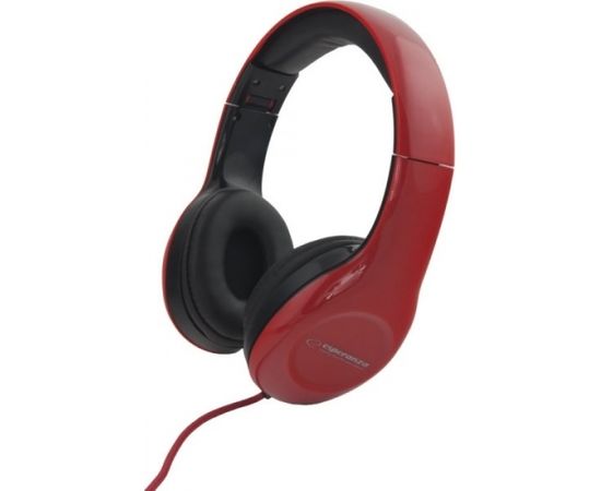 Esperanza EH138R headphones/headset Head-band Black,Red