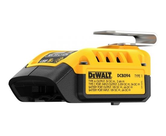 DeWALT DCB094K-QW Akumulatoru lādētājs 18V XR USB