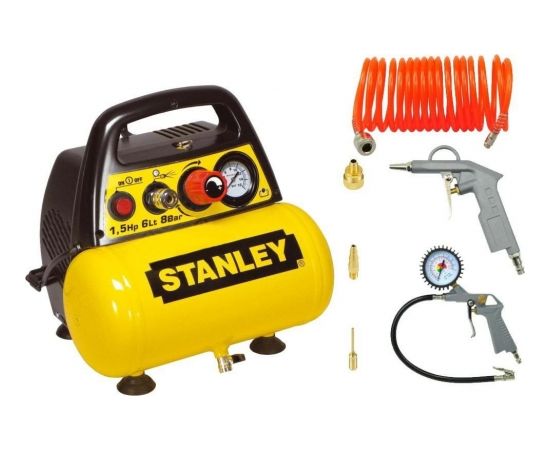 STANLEY Kompresors 1100 W 8 bar 6 l C6BB304STN071