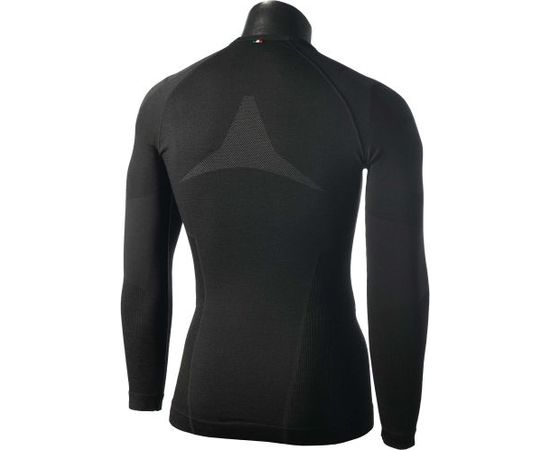 Mico Man LS Round Neck SuperThermo Merino / Melna / S / M