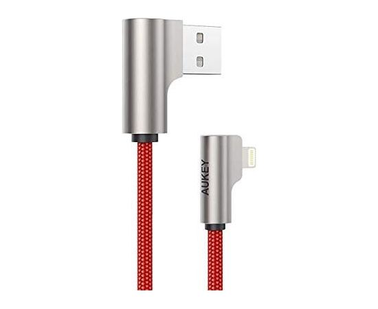 AUKEY CB-AL01 Red OEM Cable Quick Charge Lightning-USB | 2m | MFi Apple